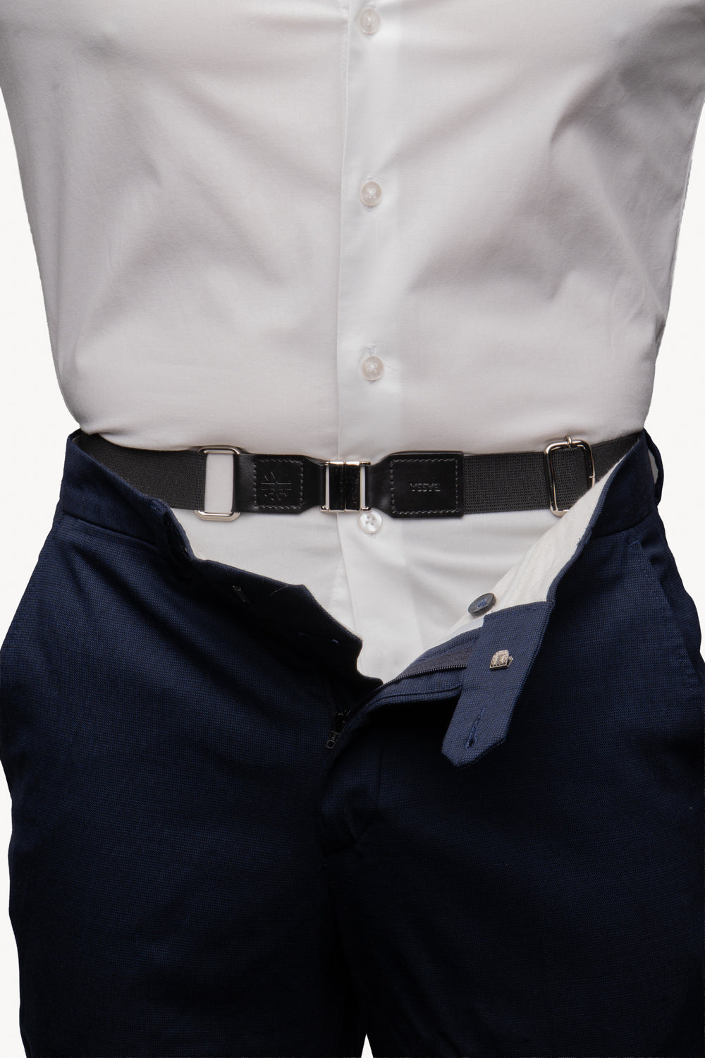 Cinto trava camisa fecho magnético