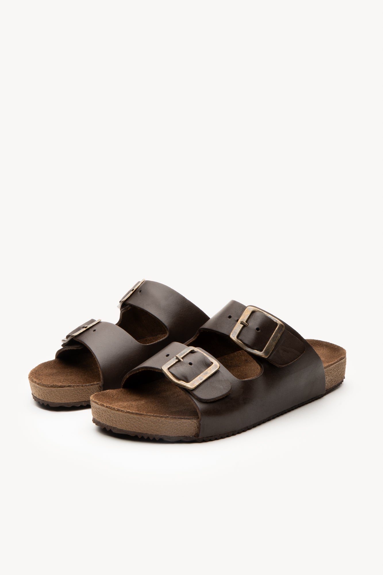 Bassa Papete Masculina em 100% couro | Café
