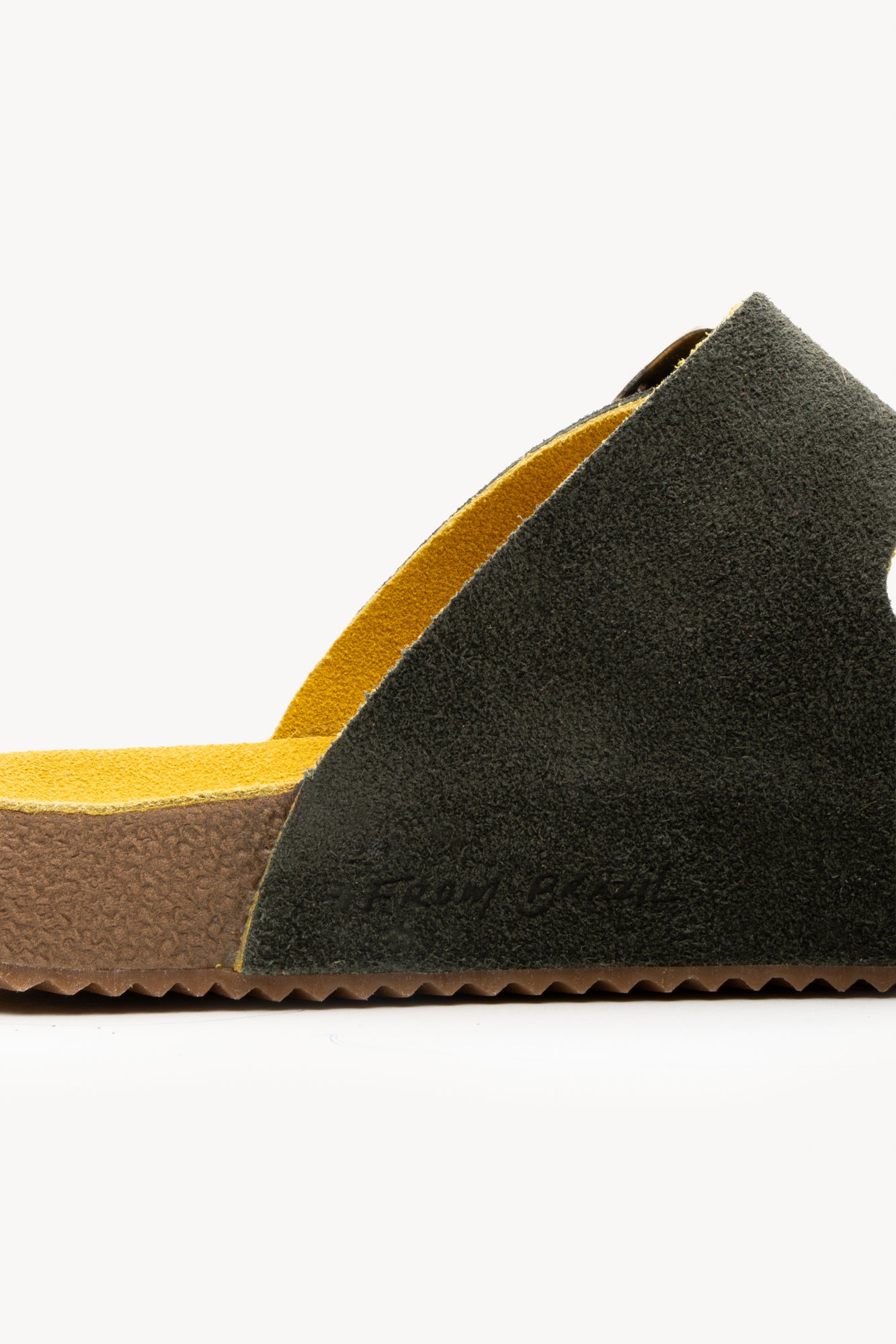 Bassa Papete Masculina em 100% couro | Verde