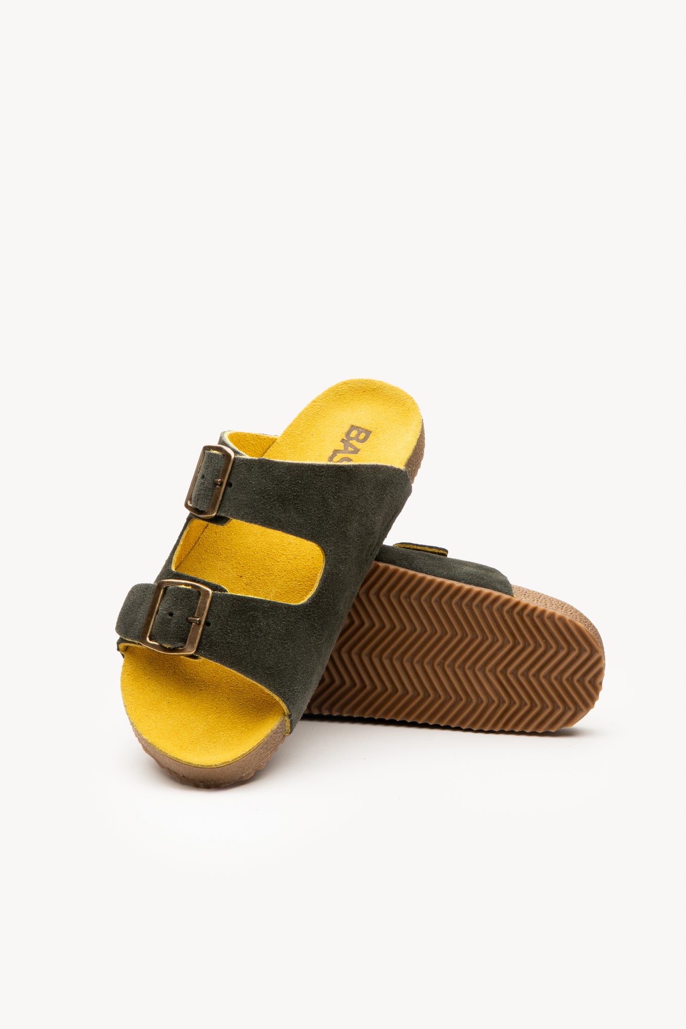 Bassa Papete Masculina em 100% couro | Verde